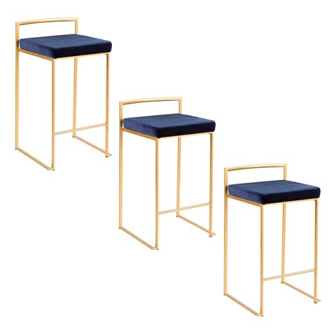 Fuji Stacker Fixed Height Counter Stool Set Of Lumisource