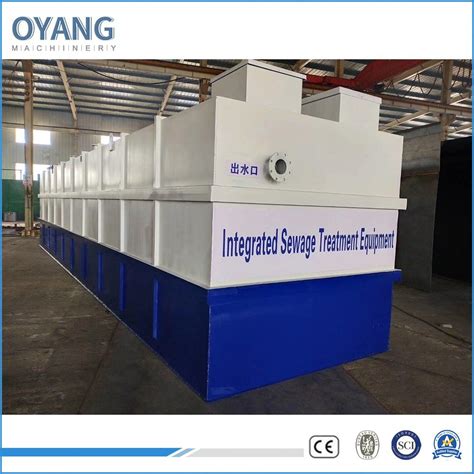 Containerized Mbr Membrane Bioreactor Sewage Treatment Equipment For