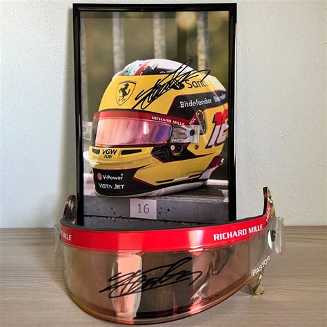 Ferrari Gp Monza Charles Leclerc Photograph Visor Catawiki