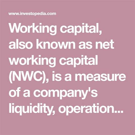 Working Capital Formula Components And Limitations Financial