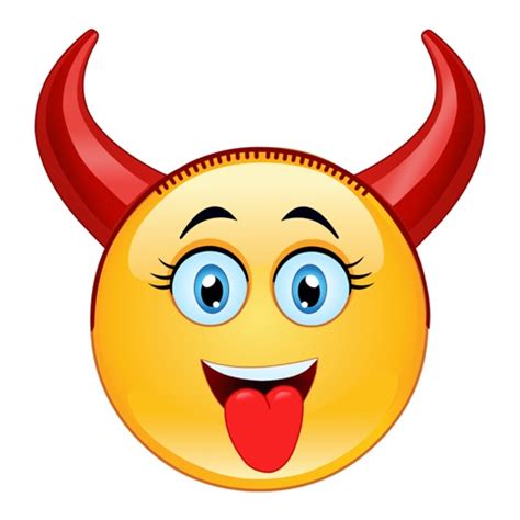 Horny Emoji Symbol DATAWAV