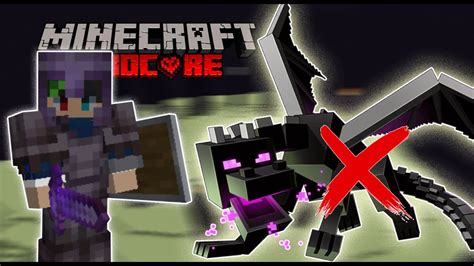 Finally I Defeated ENDER DRAGON In Hardcore Series YouTube