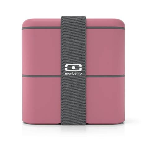 Mon Bento L Blush Square Travel Lunch Box Bentobox Beh Lter Box