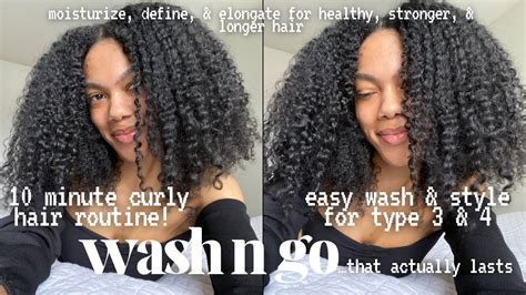 Simple Realistic Wash N Go For Soft Defined Voluminous Curls L