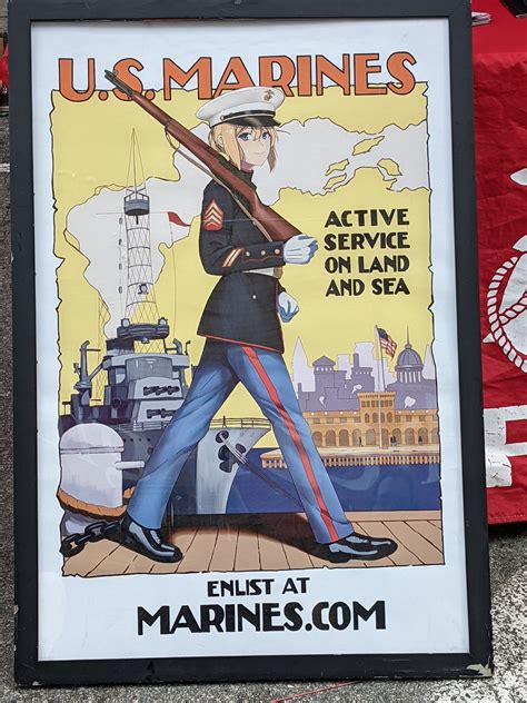 This Is A Real Poster Spotted At An Official Us Marines Recruiting