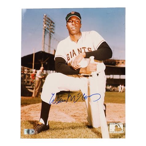 Willie Mccovey Signed Giants X Photo Aiv Pristine Auction