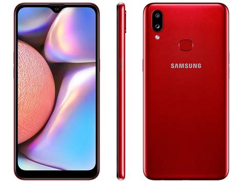 Smartphone Samsung Galaxy A10s 32gb Vermelho 4g 2gb Ram 62” Câm Dupla Selfie 8mp Samsung