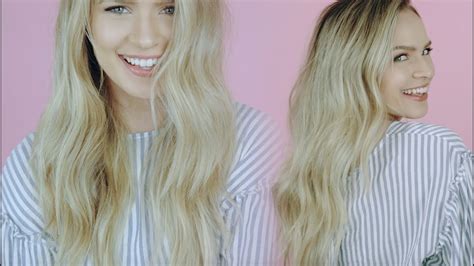 Easy Undone Model Waves Hair Tutorial KayleyMelissa