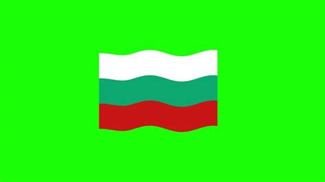 Bulgaria Flag Emoji Animated On A Green Screen 51227546 Stock Video At