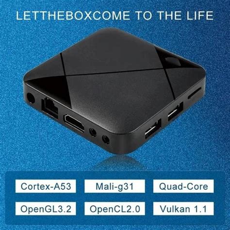 Игровая консоль приставка для телевизора 4K система Android TV 10 4G Wi ...