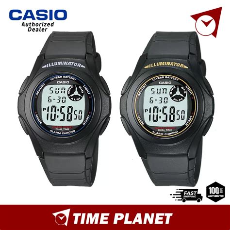 Casio F W Standard Digital Year Battery Black Resin Men Watch F