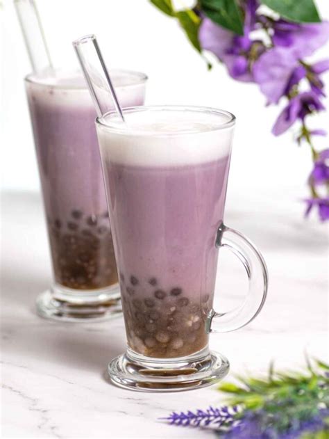 Ube Milk Tea Boba Ube Bubble Tea Sugaryums