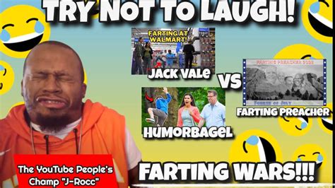 Farting Wars Part 5 Humorbagel Vs Jack Vale Vs Farting Preacher Try Not To Laugh Challenge 🤣