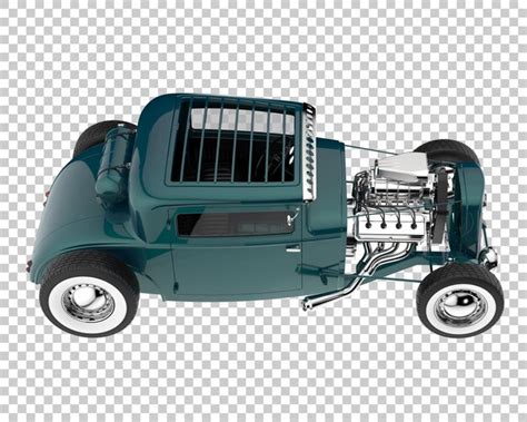 Hot Rod Sobre Fondo Transparente Representaci N D Ilustraci N Archivo Psd Premium