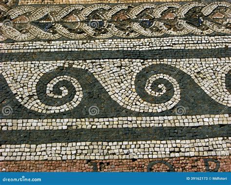 Mosaic In Delosgreece Stock Photo Image 39162173