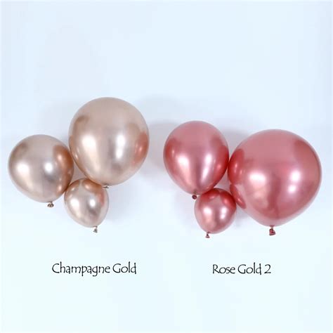 Ballon Decoratif Rose Gold Pouces Ballons En M Tal Chrom