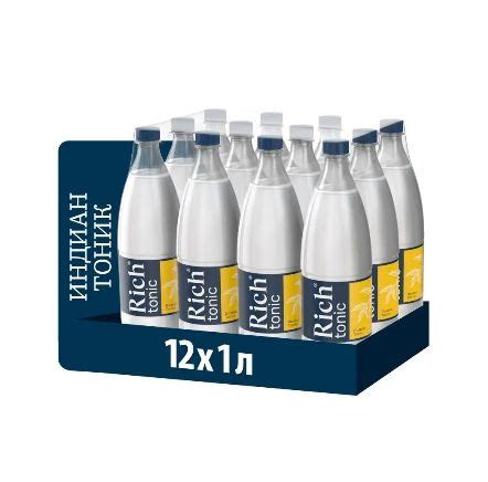 Газированный напиток Rich Tonic / Рич тоник, ПЭТ 1л (12 штук) - купить ...