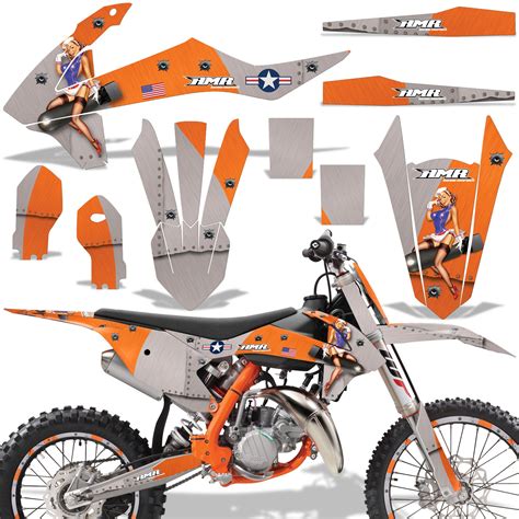 Ktm Sx 85 Motocross Graphic Decal Sticker Kit Ktm Mx Stickers For