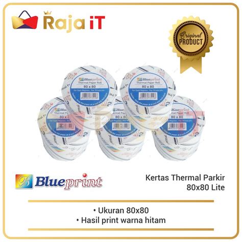 Jual BLUEPRINT Kertas Thermal 80X80 Printer Thermal Roll 80 X 80 Mm