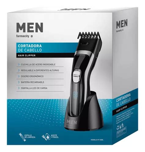 M Quina De Cortar Cabelo El Trica Masculina Farmacity Led Preto