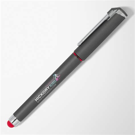 Promotional Full Color Soft Touch Accent Gel Stylus Pen Pens