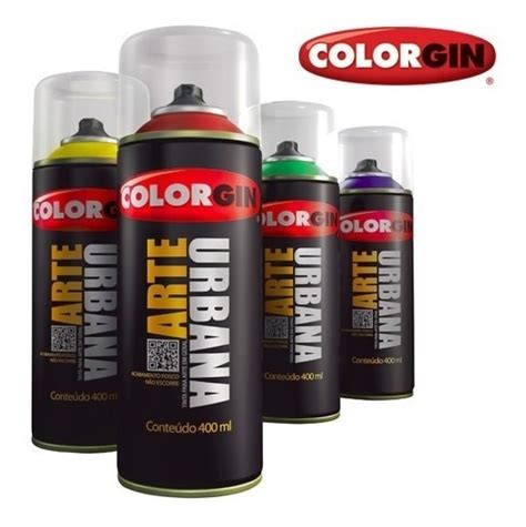 Spray Colorgin Arte Urbana 400 Ml Todas As Cores R 19 90 Em Mercado