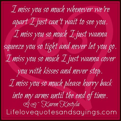 I Miss You I Love You So Much Quotes Missing You Love Quotes Be