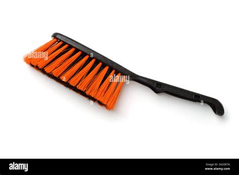 Plastic Cleaning Brush Isolated On White Stock Photo Alamy