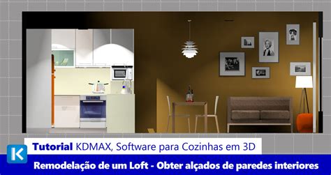 Remodela O De Um Loft No Kdmax Axonometrias Linhas