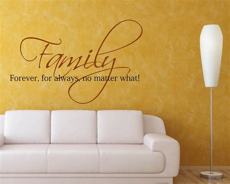 Family Forever Quotes Wall Decal Family Vinyl Art Stickers