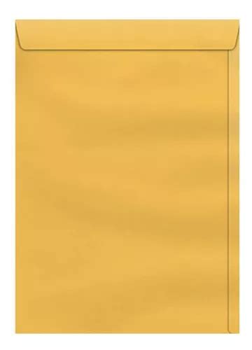 Envelope Saco Kraft Ouro Sko334 80g 240x340mm 100un Mercadolivre