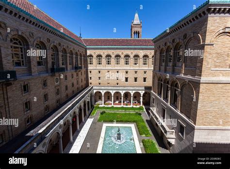 Courtyard Mckim Building Copley Square Boston Public Library