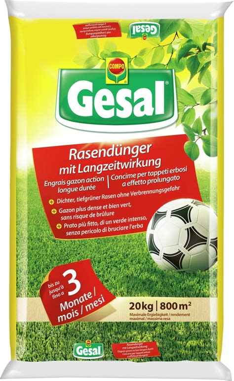 Compo Gesal Rasendünger mit Langzeitwirkung 20 kg Rasendünger kaufen