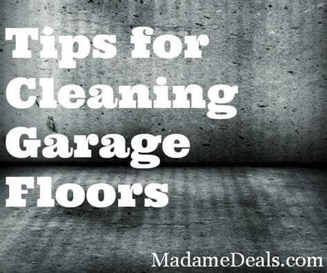 Tips for Cleaning Garage Floors - Real Advice Gal