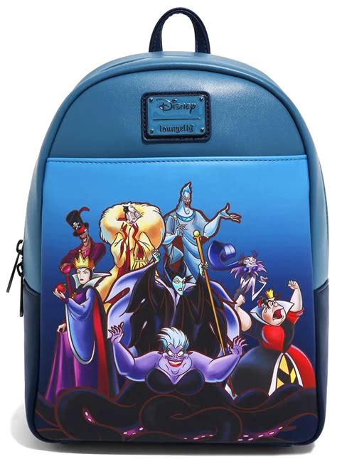 Loungefly Disney Villains Mini Sac Dos Disney Villains Au Complet