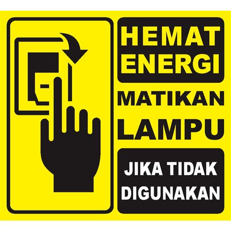 jual sticker hemat energi matikan lampu mulai   shopee indonesia