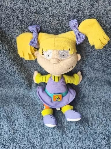 VINTAGE NICKELODEON RUGRATS Angelica Pickles Plush Soft Toy Doll 1990s