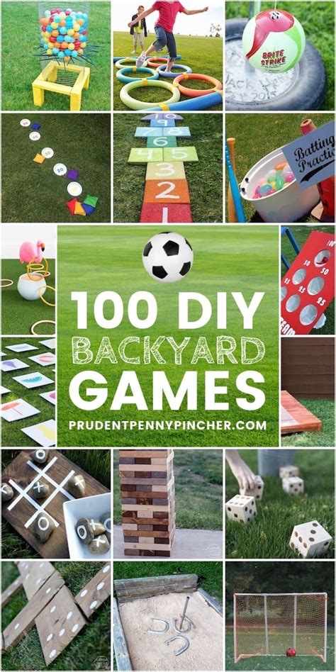 100 Fun DIY Backyard Games - Prudent Penny Pincher