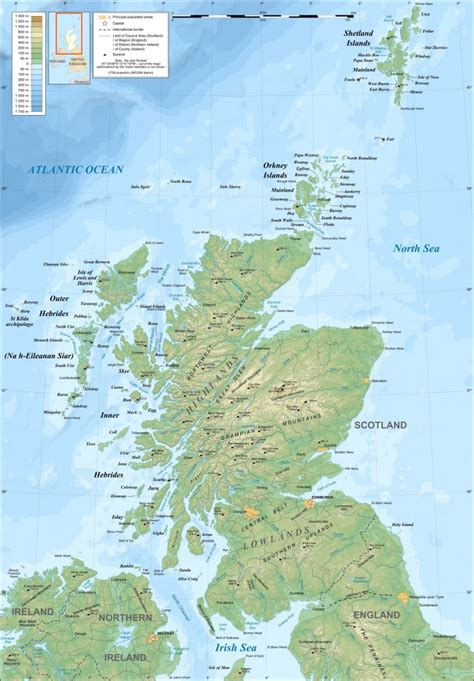 Printable Map Of Ireland And Scotland - Free Printable Maps