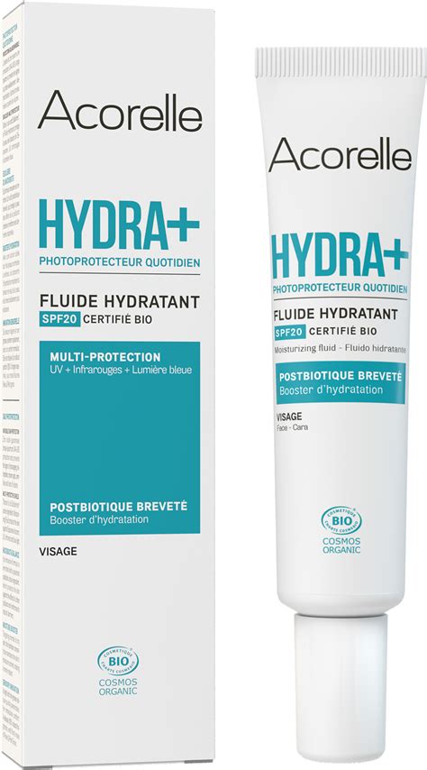 Acorelle HYDRA+ Moisturizing Fluid SPF 20, 40 ml - Ecco Verde Online Shop