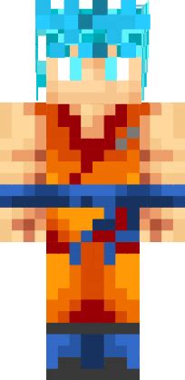 Goku minecraft skin layout - contentjes