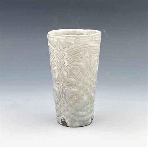 Clay Art Center Mike Cerv Patterned Cordial Cups