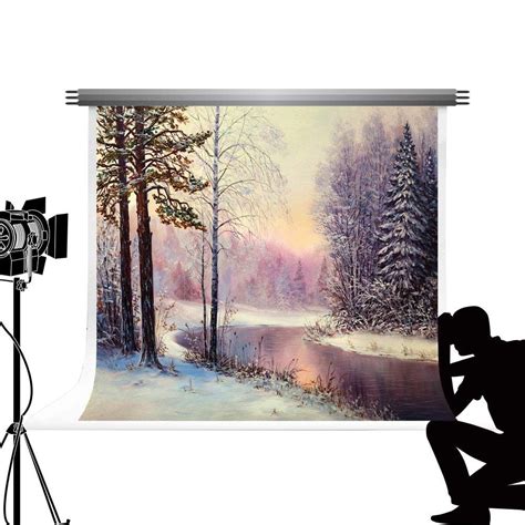 ABPHOTO Polyester Ink Painting Photography Backgrounds Studio Winter