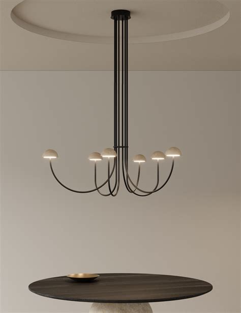 Pendant Lamp Dussa C1307 6 Black Color Minimalist St