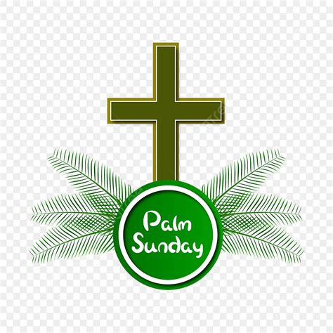 Palm Sunday Religious Clipart Transparent Background Palm Sunday