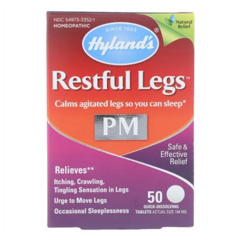 Hylands Restful Legs Pm 50ct 50 Ct Pick ‘n Save