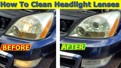 How To Restore Headlights Clean Headlight Lenses Correctly YouTube