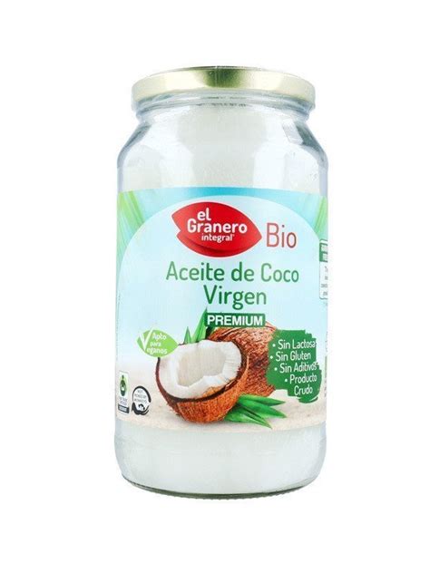 Aceite de Coco Virgen Bio 1l Aceite de coco orgánico