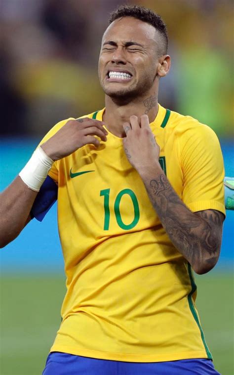 In Pictures Players Celebrate As Brazil Wins St Ever Olympic Football