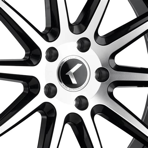 Kraze Cosmos Wheels Gloss Black With Machined Face Rims Kr